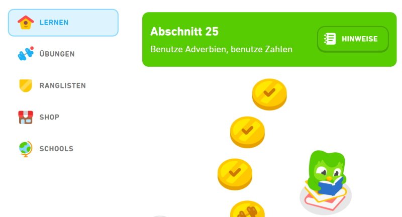 Duolingo Pfad