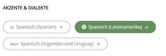 Spanische Akzente und Dialekte